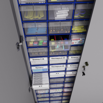 Шкаф с дверьми Стелла-техник С-2-90Д на 90 коробов, ЛДСП С-2-90Д. Изображение №4