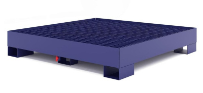 Поддон металлический для 4 бочек ПДБ 4 (1356х1356). Изображение №3