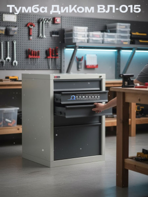 Инструментальная тумба с ящиками Диком ВЛ-015. Изображение №1