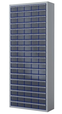 Шкаф-органайзер металлический Стелла-техник С-2-90М (725x250x1820 мм, 90 коробов). Изображение №2