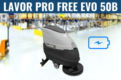 Поломоечная машина Lavor PRO FREE EVO 50B с АКБ Trojan 105 Ah и З/У. Изображение №1