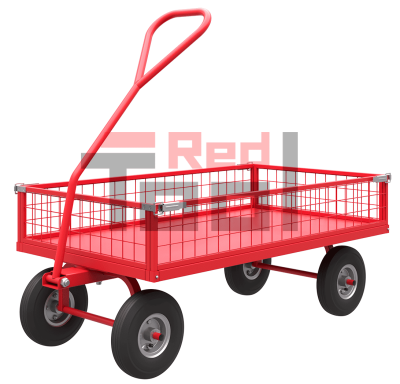 Платформенная тележка с поворотной осью Red Tool ТПОБ 2 С RT. Изображение №7