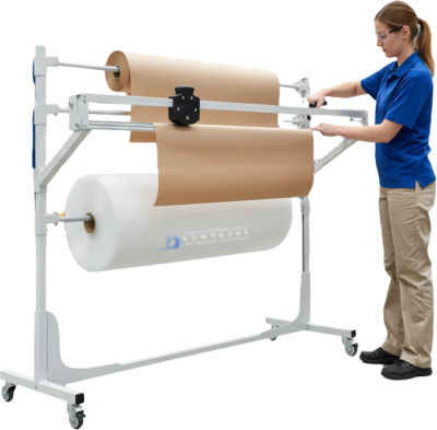 Стойка для рулонов с резаком GRESSON СРР-1200 (1200 мм, рабочая ширина реза 1035 мм, на колесах). Изображение №7