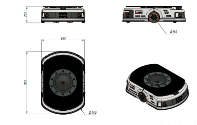Автономный мобильный робот ДиКом DMR 600. Изображение №7