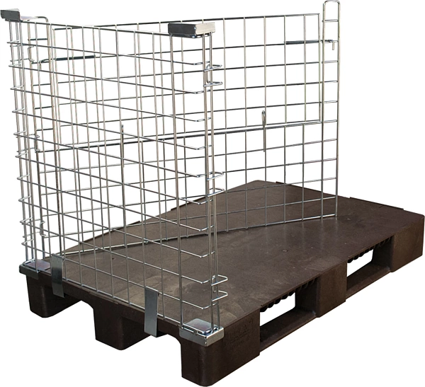 Фото контейнер сетчатый оцинкованный кмб 1200х800х1030мм  на сайте www.kiit.ru в интернет-каталоге КИИТ ☎ +7(800) 707-07-45 Изображение №6