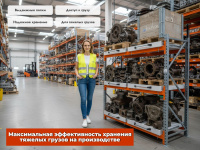 теллажи с выдвижными полками (выкатными платформами), которые предназначены для хранения производственных и технологических грузов (пресс-формы, штампы, оснастка, различные узлы и агрегаты).