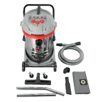 Купить промышленный пылеводосос EVOline WAD 370 Heavy Duty. 70 л, 3,0 кВт, 3 мотора, нержавеющая сталь, автоматическая очистка фильтра. Для сухой и влажной уборки. Доставка в Москве и по России - КИИТ.