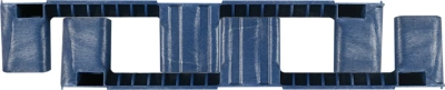 Пластиковый поддон на 3-х полозьях TR 1208-1 (R) 1200х800х150 мм сплошной, темно-бордовый. Изображение №4