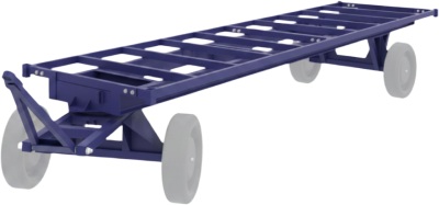 Большегрузная каркасная тележка RUSKLAD БТ 5 К 1250x5000 (5000 кг, 510 кг). Изображение №2