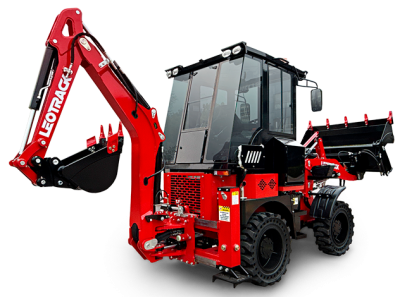 Экскаватор-погрузчик LEOTRACK BL35 (шарнирно-сочлененная рама, полный привод 4WD, 1600 кг). Изображение №1