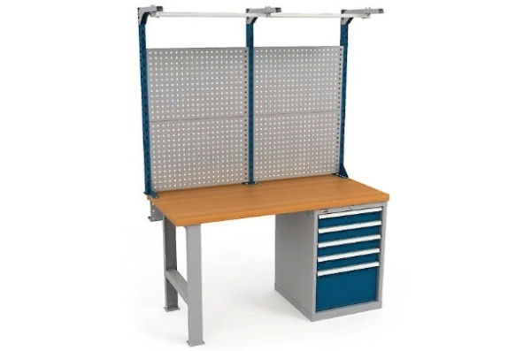 Фото верстак диком вс-150-04 с экраном вс-150-э4 на сайте www.kiit.ru в интернет-каталоге КИИТ ☎ +7(800) 707-07-45