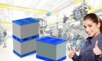 Фото разборный контейнер polybox усиленный трубами на сайте www.kiit.ru в интернет-каталоге КИИТ ☎ +7(800) 707-07-45