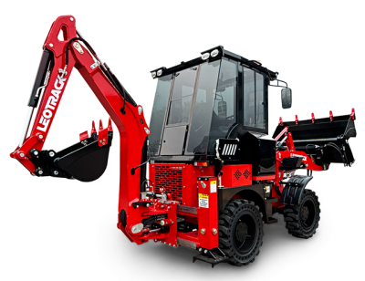 Экскаватор-погрузчик LEOTRACK BL35 (шарнирно-сочлененная рама, полный привод 4WD, 1600 кг). Изображение №8