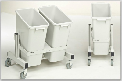 Тележка с одним контейнером Treston PRMT1 для упаковочных отходов. Изображение №1
