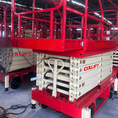 Ножничный подъемник QX-050-090 OXLIFT 500 кг 9 м. Изображение №3