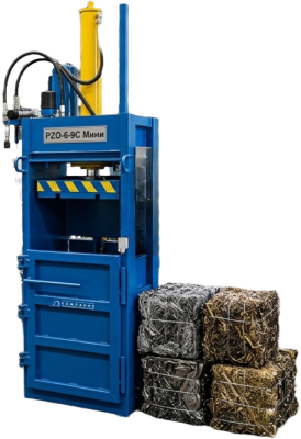 Пресс для металлической стружки PZO-6-9С мини (компакт), 380 В. Изображение №1