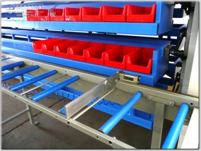 Автоматические механические стеллажи для длинномерного груза 7450 мм. Изображение №5