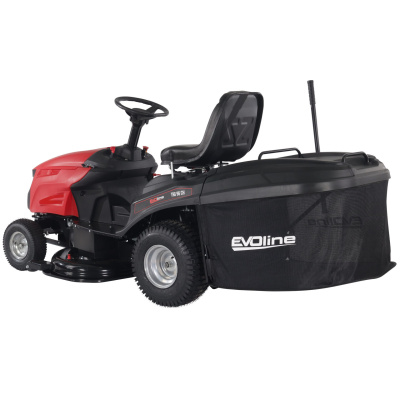 Газонокосилка с сиденьем (трактор) EVOline TRG 96 CH (960 мм, 15 л.с., травосборник 220 л, гидростатика). Изображение №11