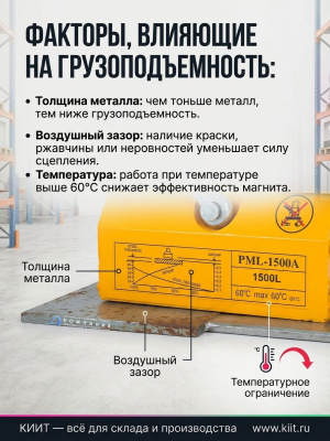 Захват магнитный TOR PML-A 300 (г/п 300 кг) (X). Изображение №7