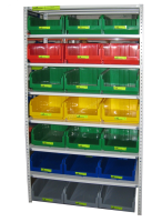 Фото стеллаж полочный с ящиками 18 шт. стелла-техник су-3 на сайте www.kiit.ru в интернет-каталоге КИИТ ☎ +7(800) 707-07-45 Изображение №4