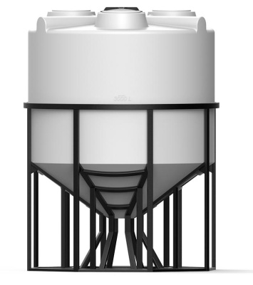 Емкость с полным сливом ЦКТ KV 5000 литров с обрешеткой . Изображение №11