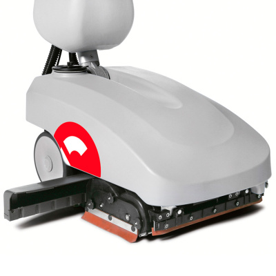 Ручная аккумуляторная поломоечная машина с цилиндрическими щетками COMAC VISPA 35BS. Изображение №3