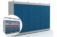 Фото стеллажи с шкафом диком ст-031-ск600 на сайте www.kiit.ru в интернет-каталоге КИИТ ☎ +7(800) 707-07-45 Изображение №8