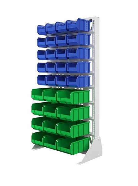 Фото стационарная односторонняя стойка с ящиками стелла-техник а1-00-05-04 на сайте www.kiit.ru в интернет-каталоге КИИТ ☎ +7(800) 707-07-45 Изображение №5