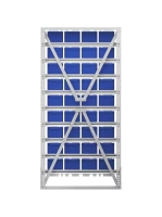 Фото стеллаж с ящиками 36 шт. стелла-техник а1-00-09-00  на сайте www.kiit.ru в интернет-каталоге КИИТ ☎ +7(800) 707-07-45 Изображение №4