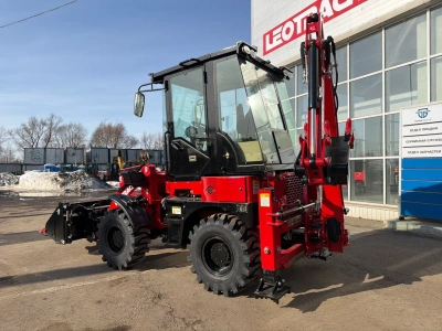 Экскаватор-погрузчик LEOTRACK BL35 (шарнирно-сочлененная рама, полный привод 4WD, 1600 кг). Изображение №12