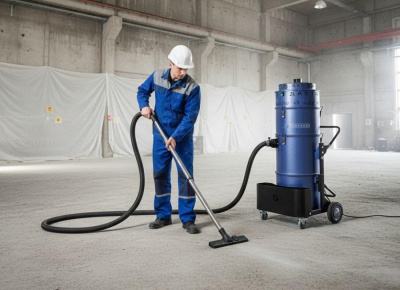 Пылесос для стройки и производства Дастпром ПП-220/40.4-3 | Сбор бетонной пыли, стружки, жидкостей. Изображение №8