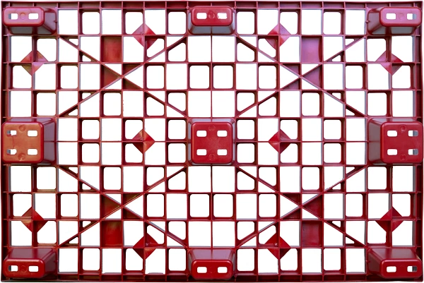 Фото пластиковый поддон на 9 ножках tr 1208 l 1200х800х160 мм перфорированный, красный на сайте www.kiit.ru в интернет-каталоге КИИТ ☎ +7(800) 707-07-45 Изображение №2