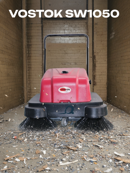 Ручная подметальная машина VOSTOK SW1050 купить в России - КИИТ