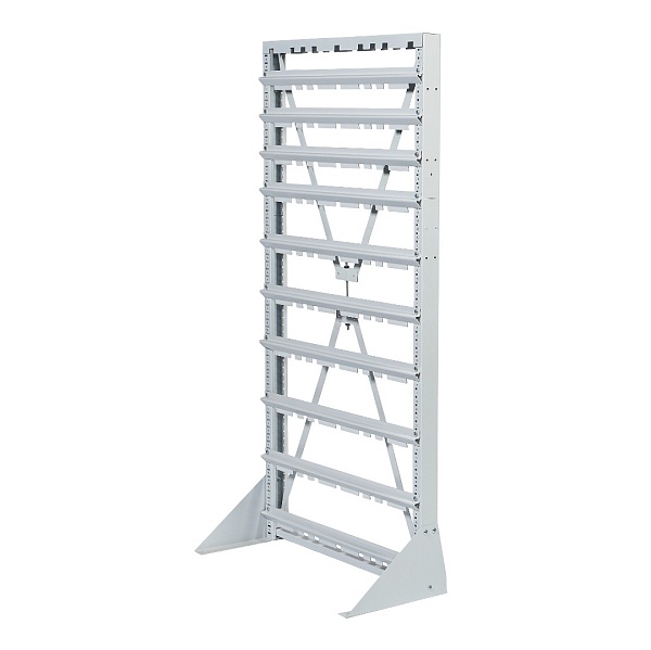 Фото стойка с пластиковыми ящиками 58 штук стелла-техник а1-08-02-01 на сайте www.kiit.ru в интернет-каталоге КИИТ ☎ +7(800) 707-07-45 Изображение №6