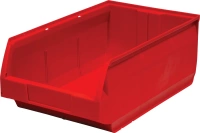 Ящик сплошной 500×310×200 мм, объем 31 л., арт.: 5005, красный, код: 10042