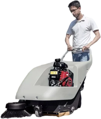Ручная бензиновая подметальная машина COMAC CS 50HT (2600 м²/ч, 650 мм, 40 л). Изображение №1