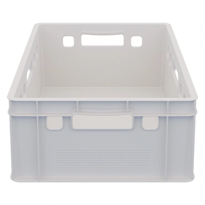 Пластиковый ящик для мяса Iplast E2 12.422 600х400х200 белый. Изображение №2
