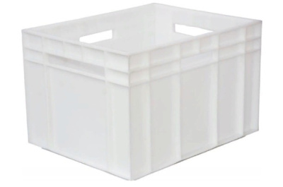 Ящик молочный "Фин-Пак" Б 350х430х285 белый морозостойкий. Изображение №1