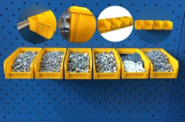 Фото органайзер настенный стелла-техник v-1-650-желтый, 6 ящиков v-1 на сайте www.kiit.ru в интернет-каталоге КИИТ ☎ +7(800) 707-07-45