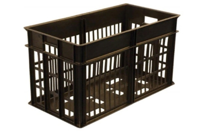 Ящик п/э 660х340х360 (под яйцо) черный. Изображение №1