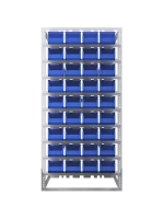 Фото стеллаж с ящиками 36 шт. стелла-техник а1-00-09-00  на сайте www.kiit.ru в интернет-каталоге КИИТ ☎ +7(800) 707-07-45 Изображение №5