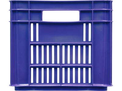 Ящик п/э с перфорацией 500х300х264 объём 39.6, синий. Изображение №3
