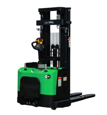 Штабелер самоходный 2,0 т 3,5 м TOR ES20D4 Li-ion 24/200 В/Ач ЭУР, Curtis, H-мачта (с платформой). Изображение №1