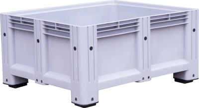 Контейнер Big Box D-Box 1210 S (580) 1200x1000x580 мм сплошной на ножках серый. Изображение №1