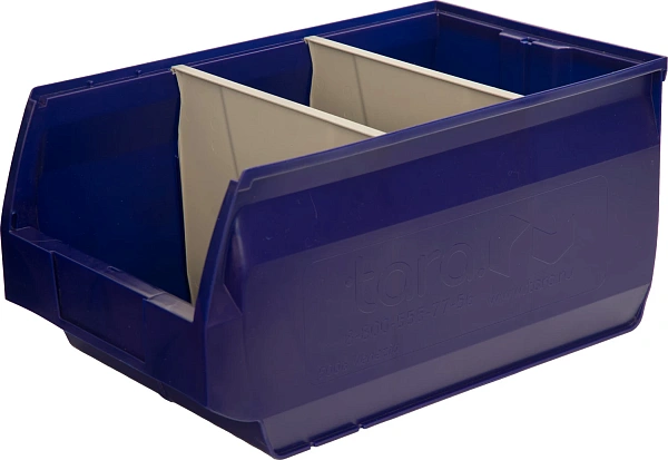 Фото ящик сплошной 500×310×250 мм, объем 38.75 л. синий на сайте www.kiit.ru в интернет-каталоге КИИТ ☎ +7(800) 707-07-45 Изображение №5