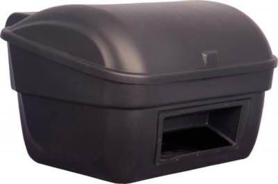 Контейнер для песка с крышкой и вставкой, 220л. черный. Изображение №1