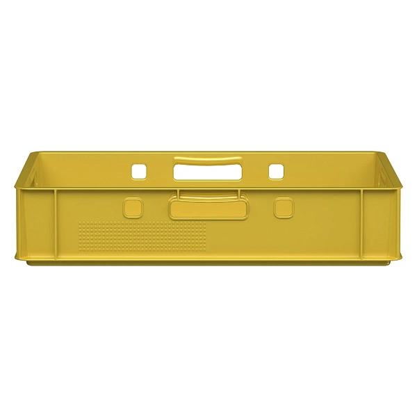 Фото пластиковый ящик для мяса iplast e1 12.421 600х400х120 желтый на сайте www.kiit.ru в интернет-каталоге КИИТ ☎ +7(800) 707-07-45 Изображение №4