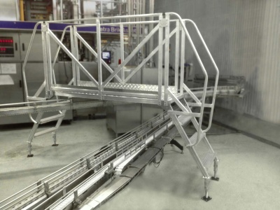 Мостик с усиленным ограждением Megal МПА-У-0,5х0,6х1,1-2. Изображение №3