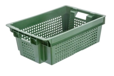 Ящик п/э 600х400х200 зеленый. Изображение №1