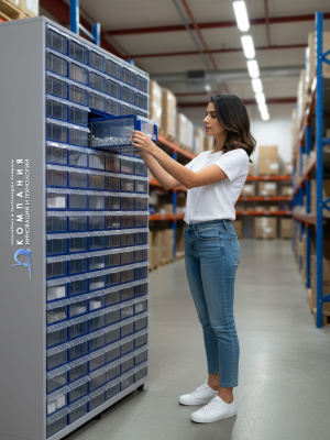 Шкаф с дверьми Стелла-техник С-2-90Д на 90 коробов, ЛДСП С-2-90Д. Изображение №6